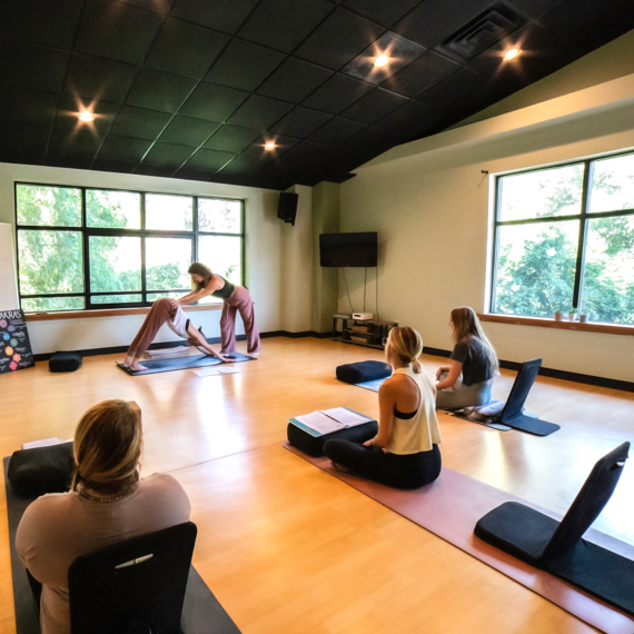 Yoga studio room